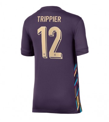 England Kieran Trippier #12 Udebanetrøje Dame EM 2024 Kort ærmer